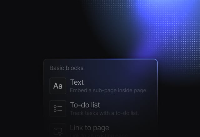Menu Management mobile